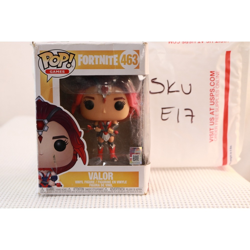 Funko Pop Vinyl Figure Unisex Fortnite Valor 463 Red Collectible Games E17